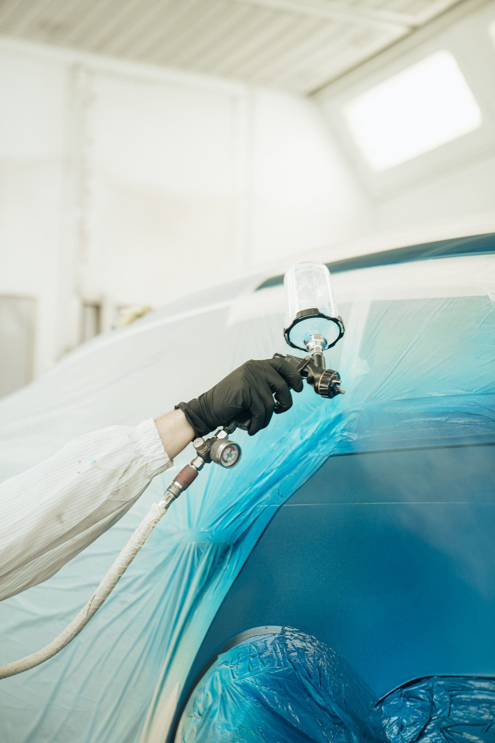 insurance repair respray following an accident